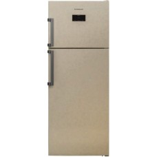 Двухкамерный холодильник Scandilux TMN 478 EZ B Beigh marble