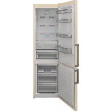 Двухкамерный холодильник Scandilux CNF 379 EZ B Beigh marble